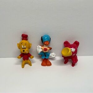 Vintage 1993 Disney Burger King Bonkers Toots Jitters PVC Figure Lot Of 3 Toys